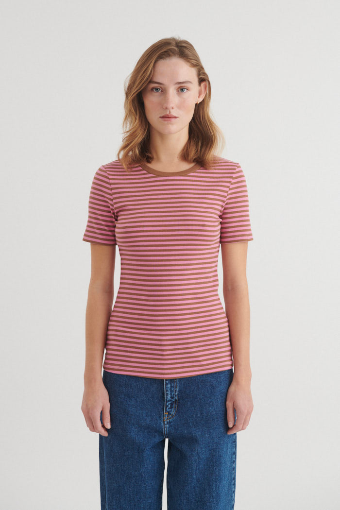 basic-apparel-ludmilla-o-neck-t-shirt-cashmere-rose-bio image 1