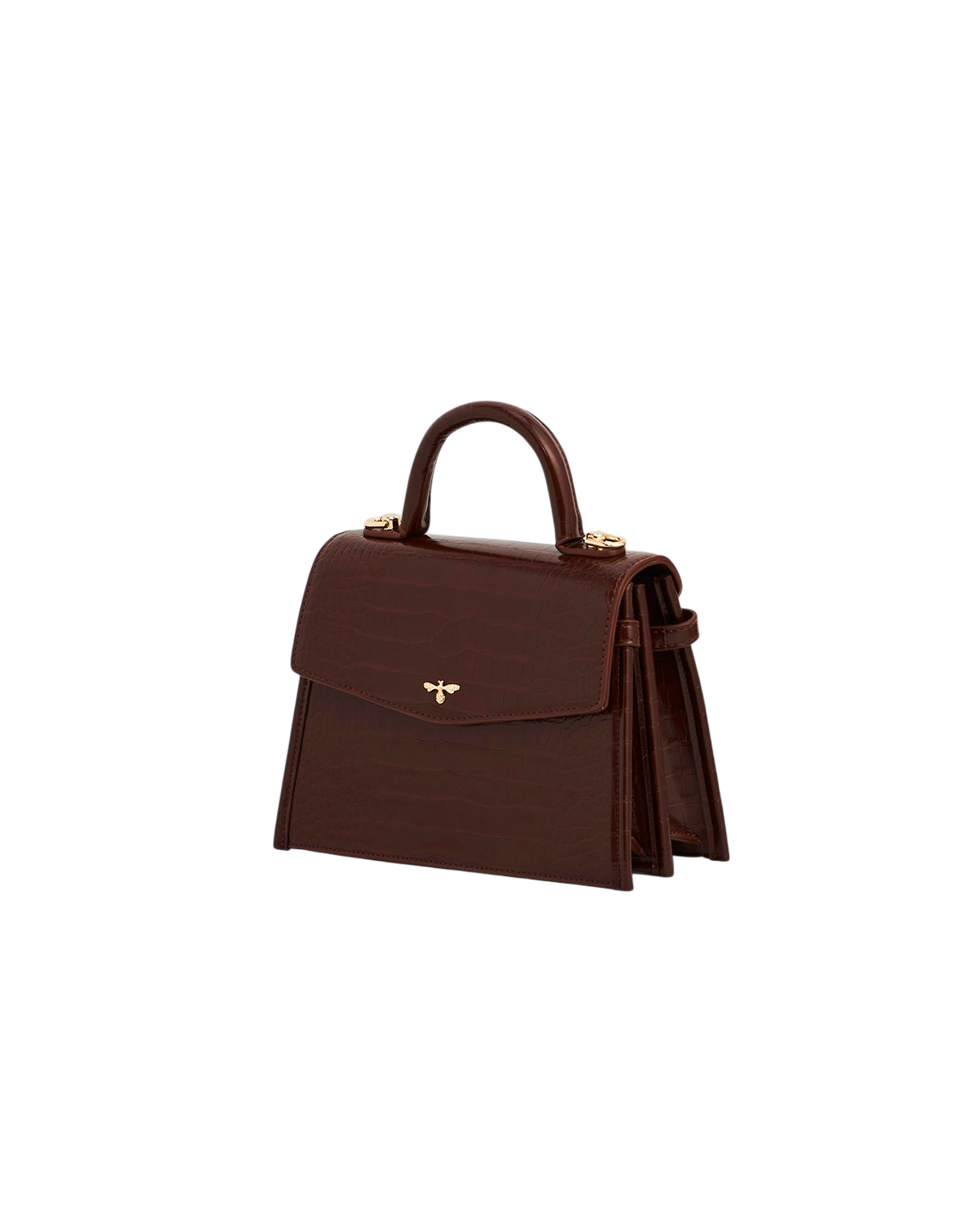 fable-england-eliza-handtasche-bordeaux-kroko-klein image 6