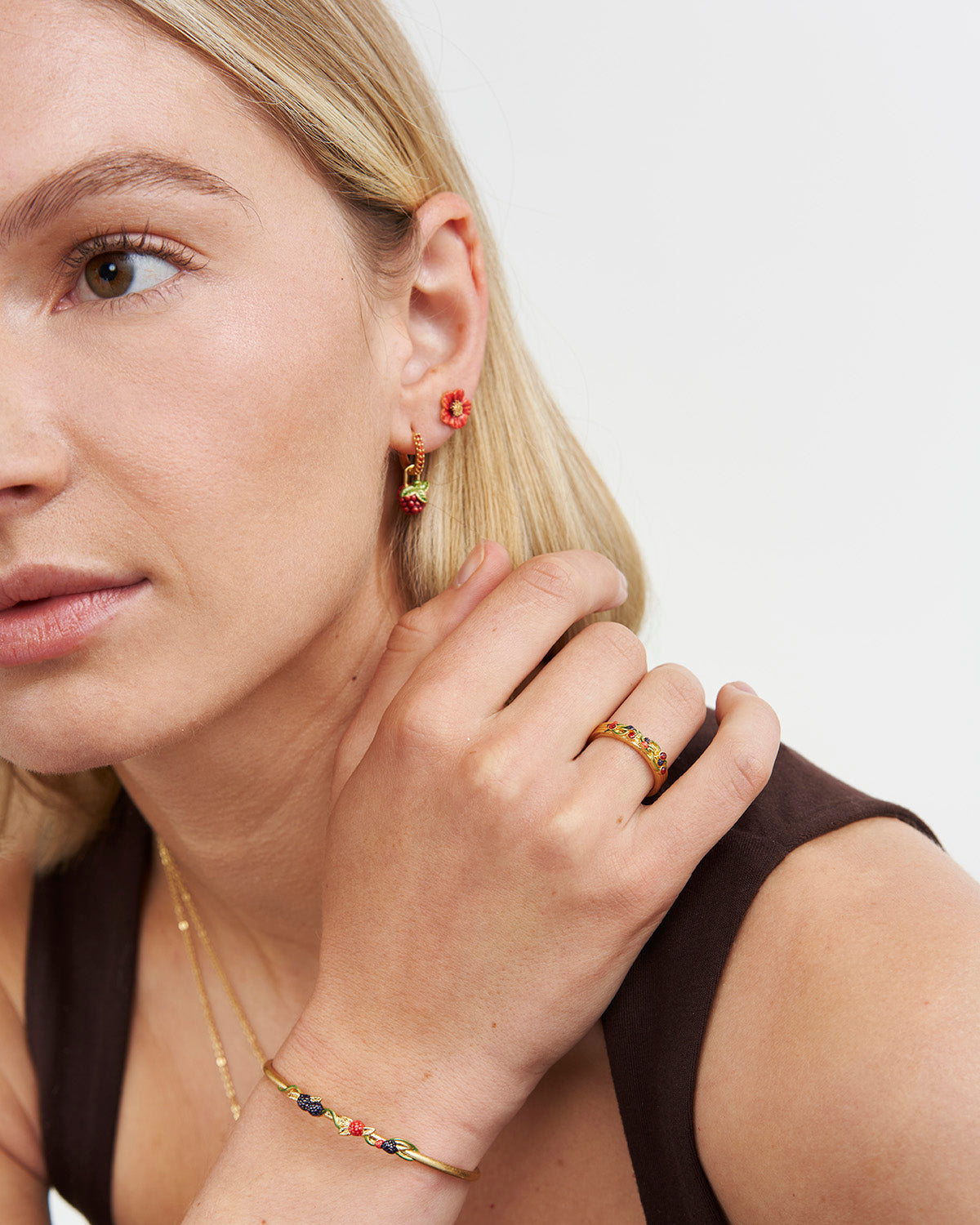 fable-england-orla-hedgerow-ring-beeren-gold image 2