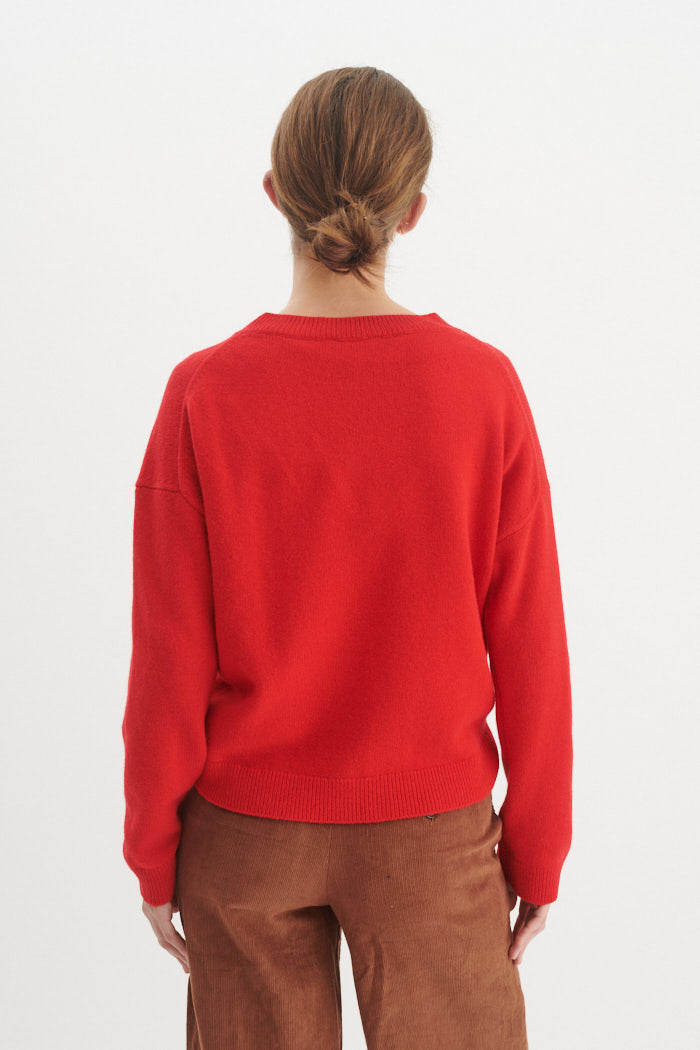 basic-apparel-liz-o-neck-pullover-tomato-merinowolle image 5