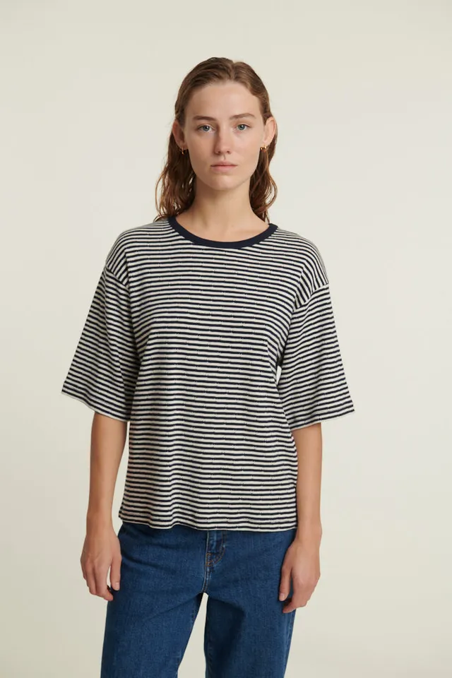 basic-apparel-silma-ss-tee-t-shirt-sky-captain-bio-baumwolle image 1