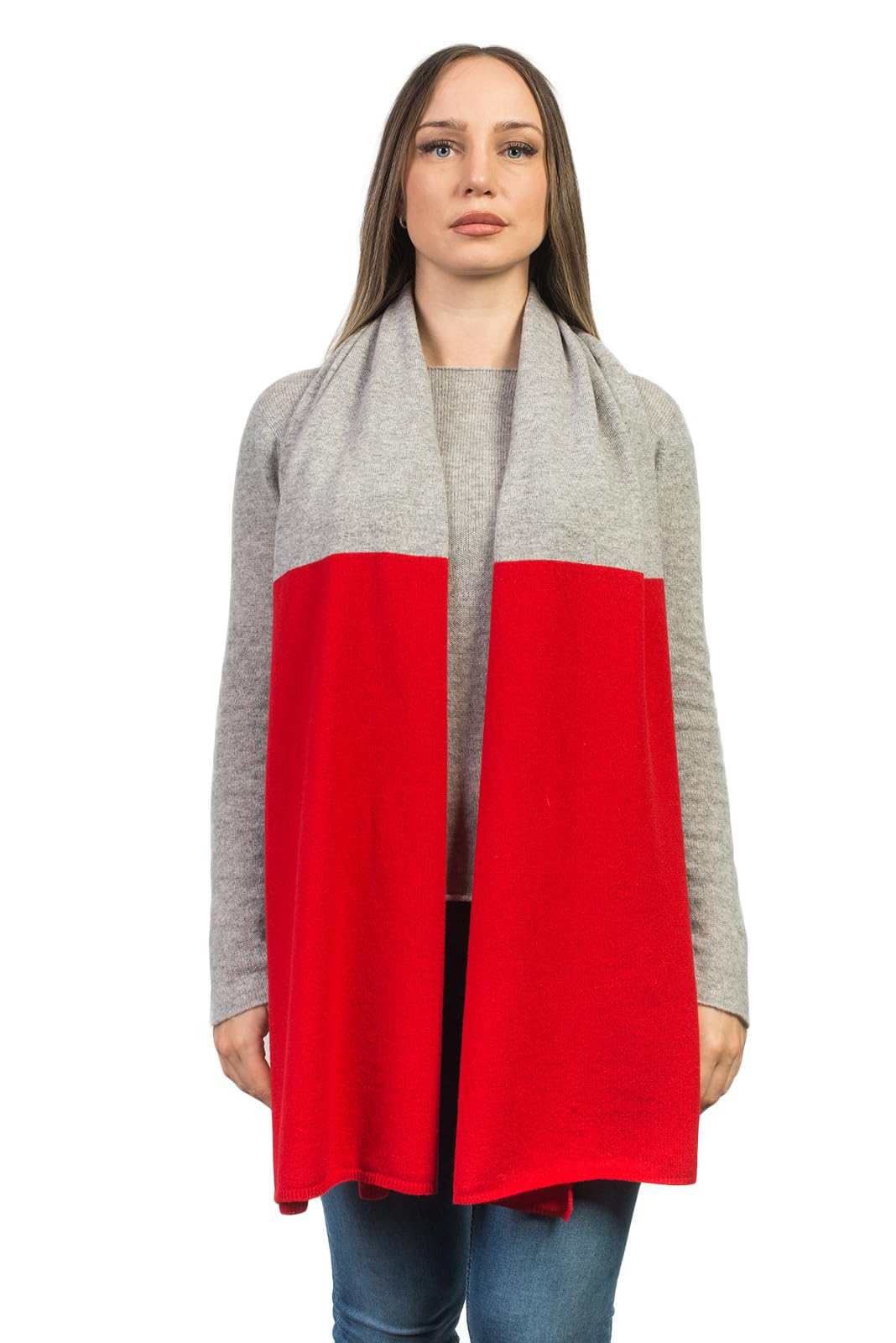 dalle-piane-cashmere-stola-bicolor-blau-180x50-kaschmir image 7