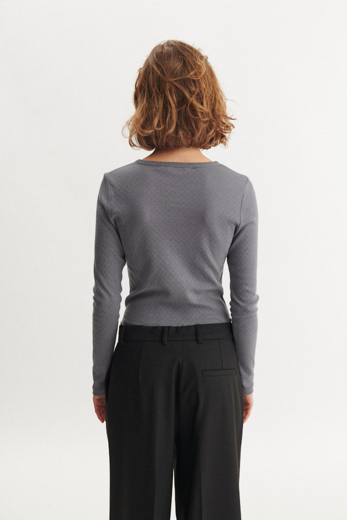 basic-apparel-arense-granddad-shirt-schwarz-bio-baumwolle-slim image 4