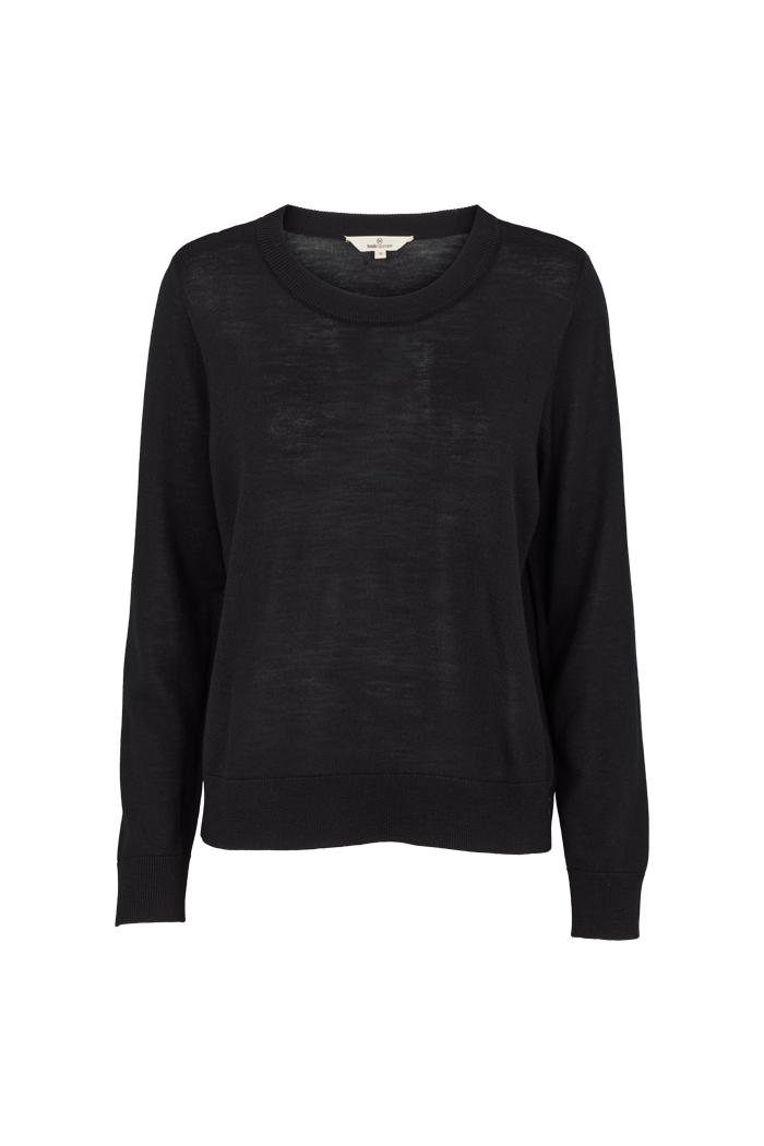 basic-apparel-vera-pullover-black-merinowolle-damen image 1