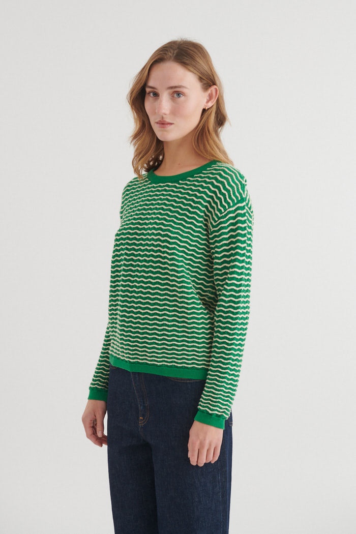 basic-apparel-cashi-pullover-damen-gr-n-bio-baumwolle image 2