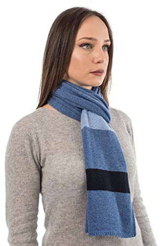 dalle-piane-cashmere-schal-gestreift-100-kaschmir-grau image 5
