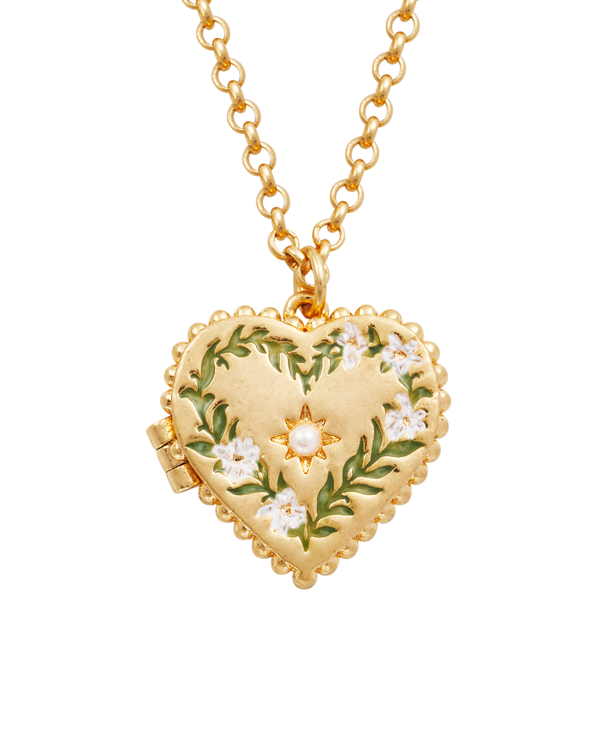 fable-england-gold-jasmine-heart-locket-kette-herz image 1