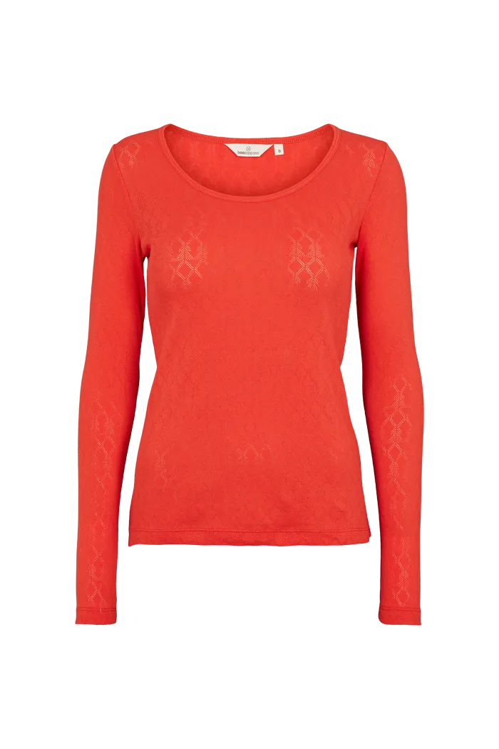 basic-apparel-ana-t-shirt-langarm-high-risk-red-bio-baumwolle image 1