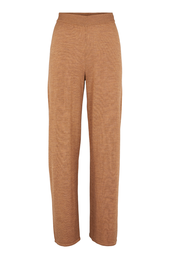 basic-apparel-vera-wide-pants-hose-merino-apple-cinnamon image 1