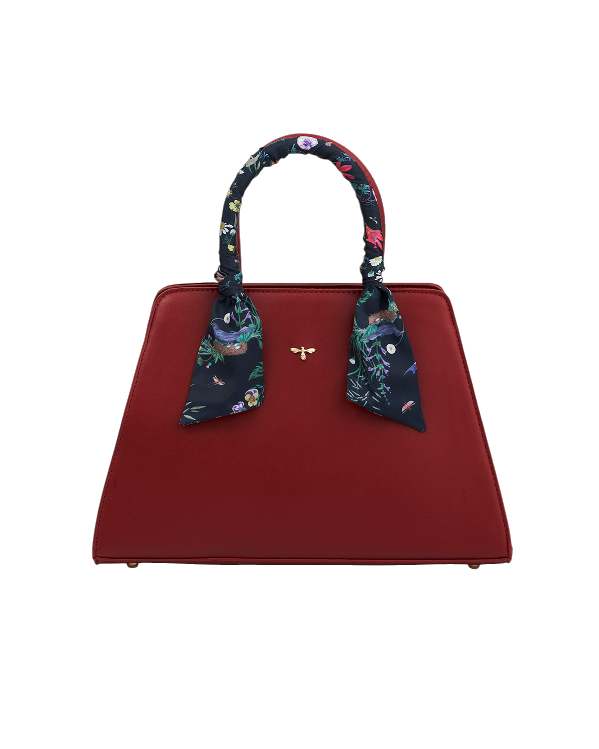 fable-england-large-structured-tote-handtasche-burgundy-kunstleder image 1