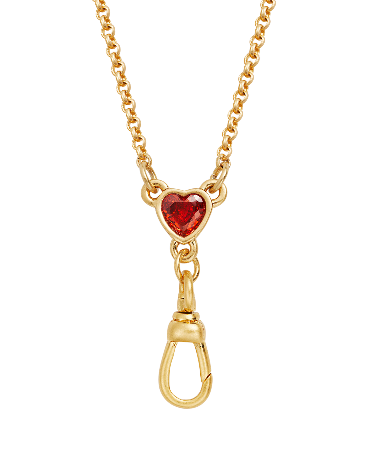 fable-england-love-heart-clasp-chain-kette-gold image 1