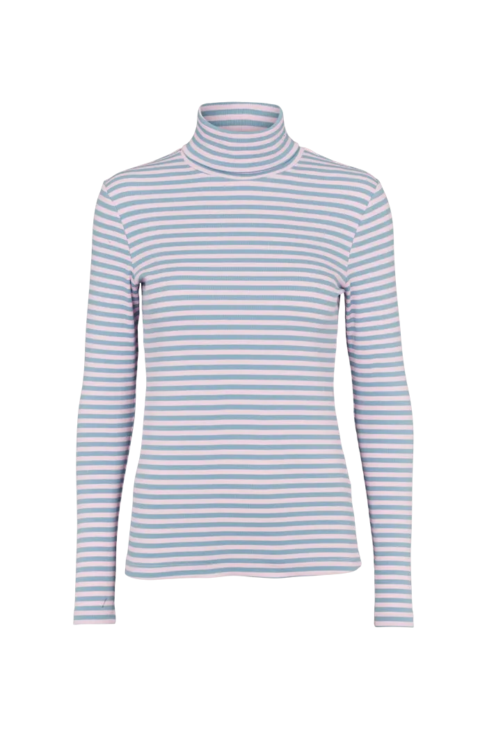 basic-apparel-ludmilla-high-neck-shirt-sweet-lilac-bio-baumwolle image 1