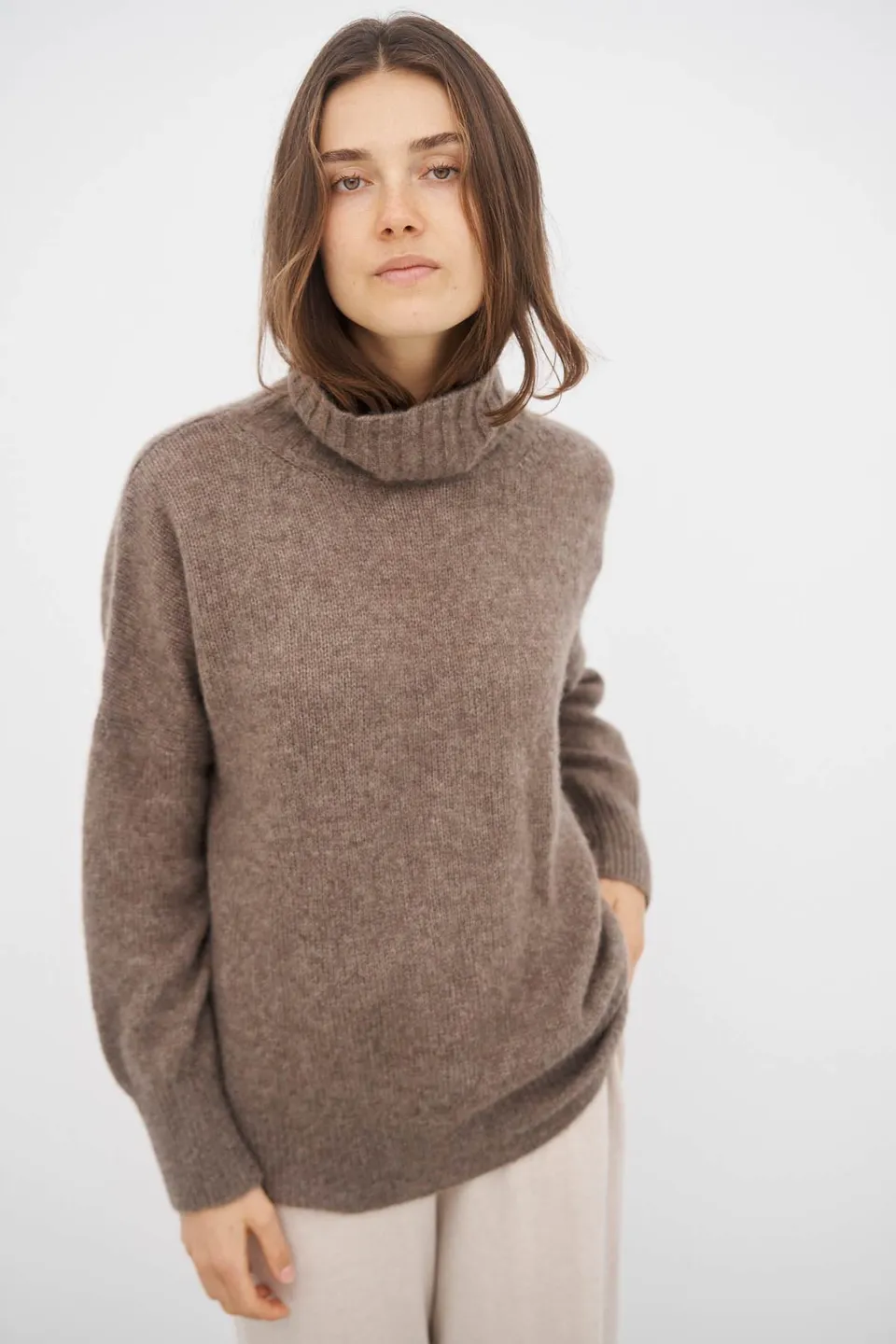 care-by-me-hanne-rollkragenpullover-kaschmir-schwarz image 1