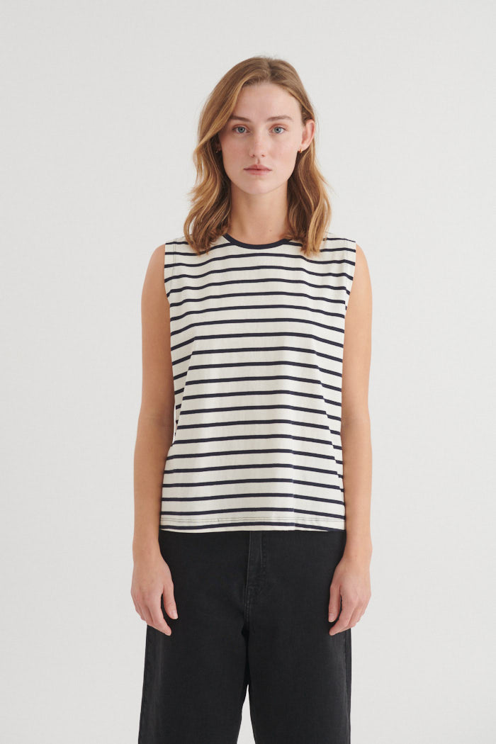 basic-apparel-raja-striped-tank-top-whisper-white-bio-baumwolle image 1