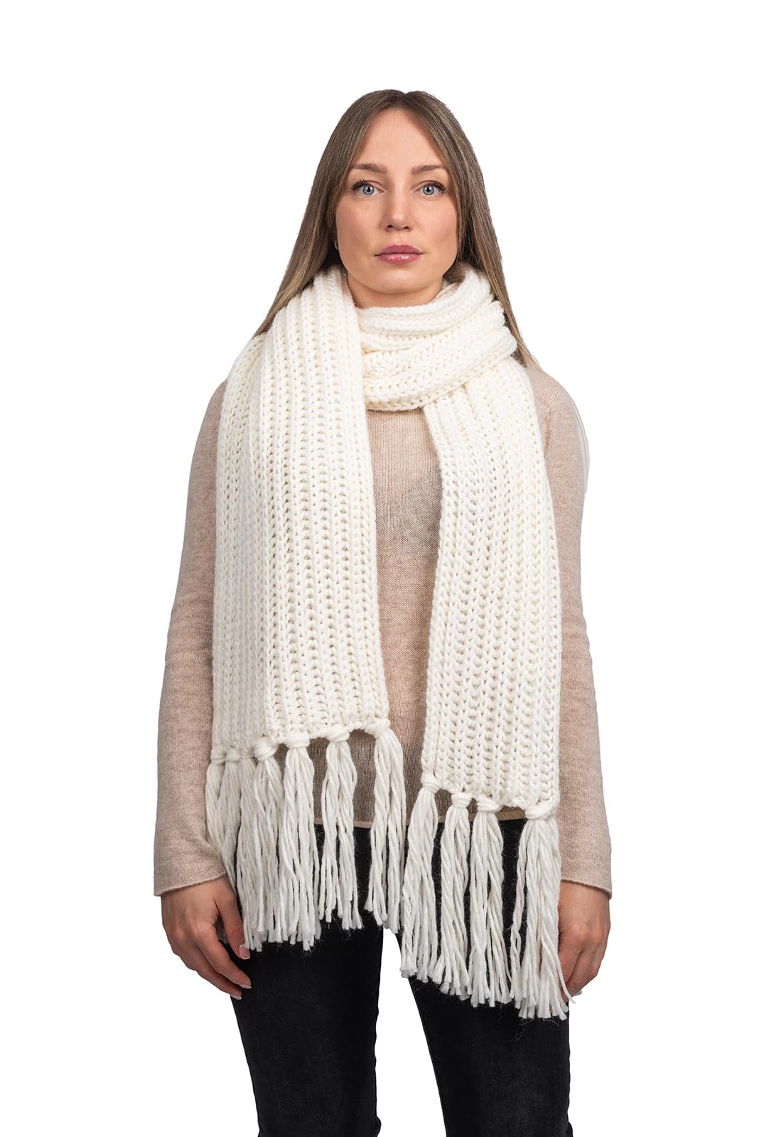 dalle-piane-cashmere-schal-alpaka-mix-beige-220x25-geschenkbox image 7