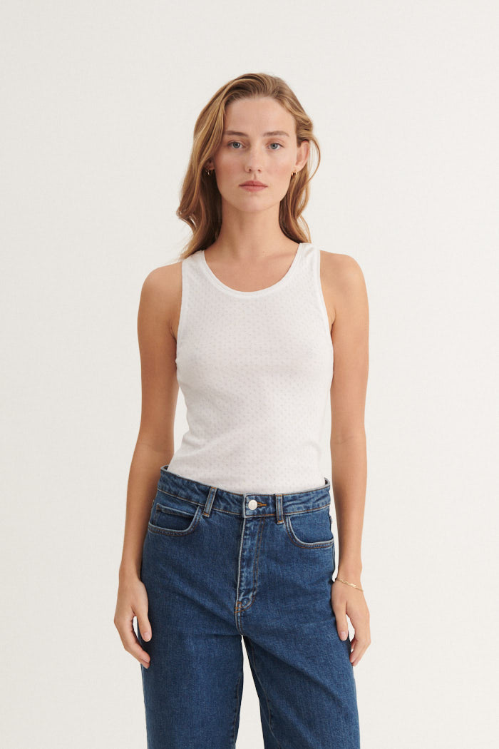 basic-apparel-arense-tank-white-bio-top-slim-fit image 1