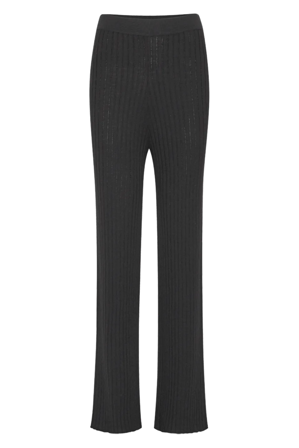 basic-apparel-coral-wide-pants-wollhose-schwarz-merino image 1