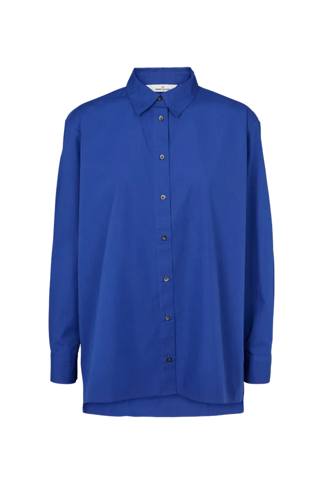 basic-apparel-vilde-loose-shirt-bluse-clematis-blue-bio-baumwolle image 1