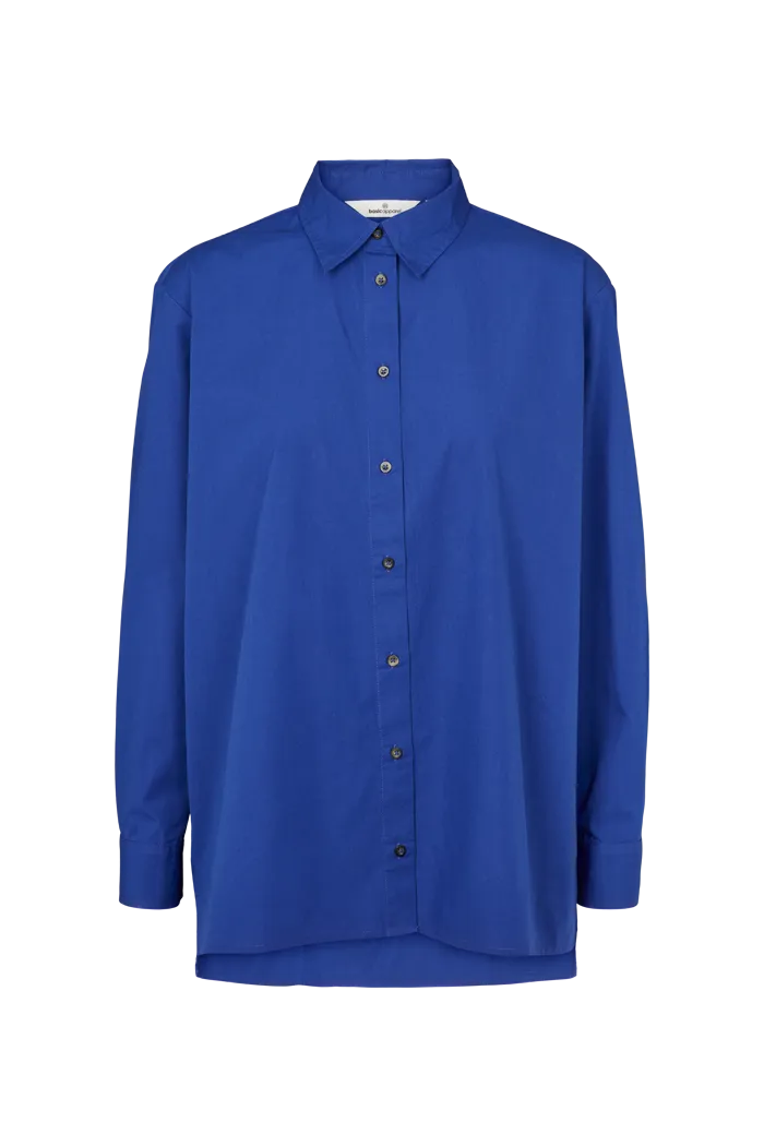 basic-apparel-vilde-loose-shirt-bluse-clematis-blue-bio-baumwolle image 1