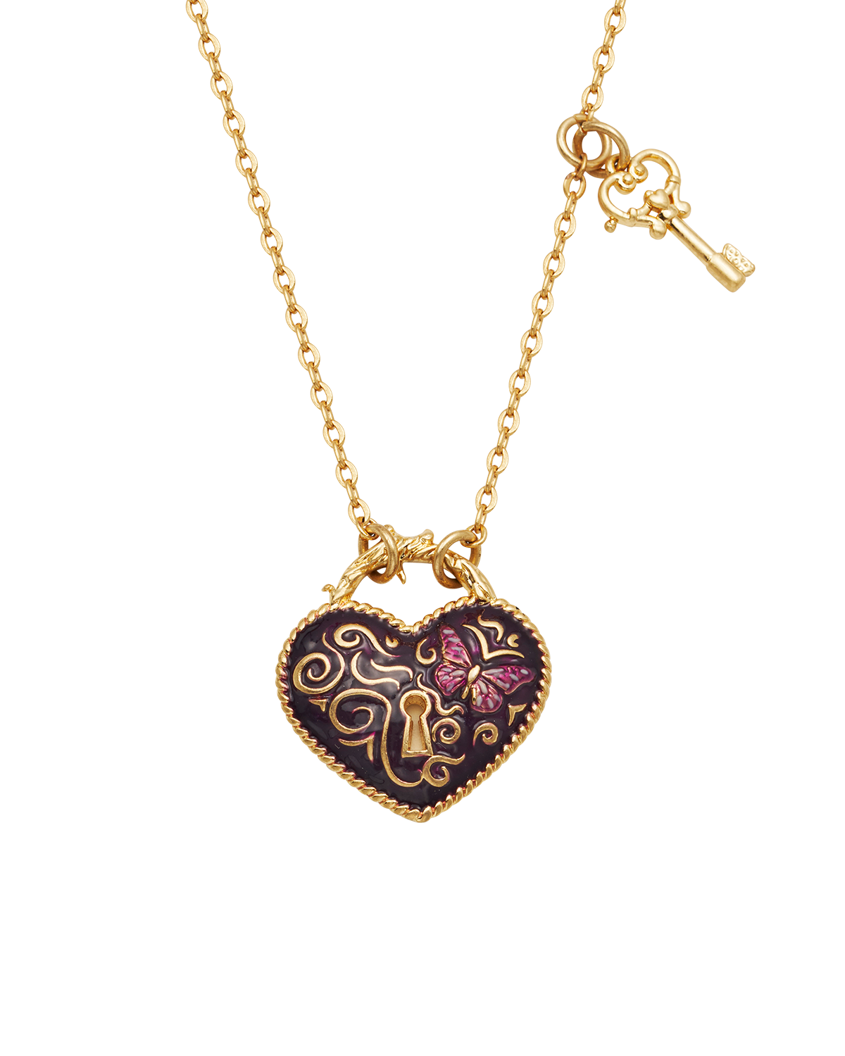 fable-england-eve-heart-lock-halskette-gold-herz image 1