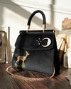 fable-england-deer-moon-tote-shopper-schwarz-samt image 2