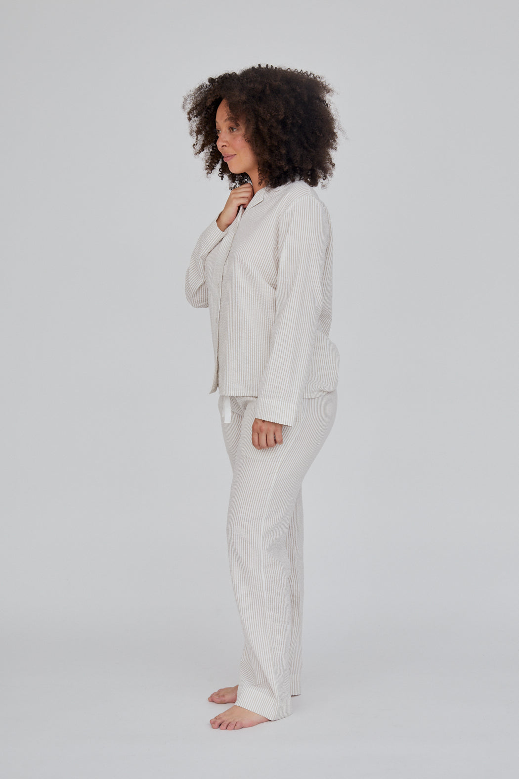 basic-apparel-juna-pj-shirt-pyjamahemd-feather-grey-bio image 3
