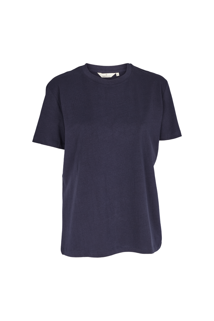 basic-apparel-rikke-tee-t-shirt-navy-oversized-bio-baumwolle image 1