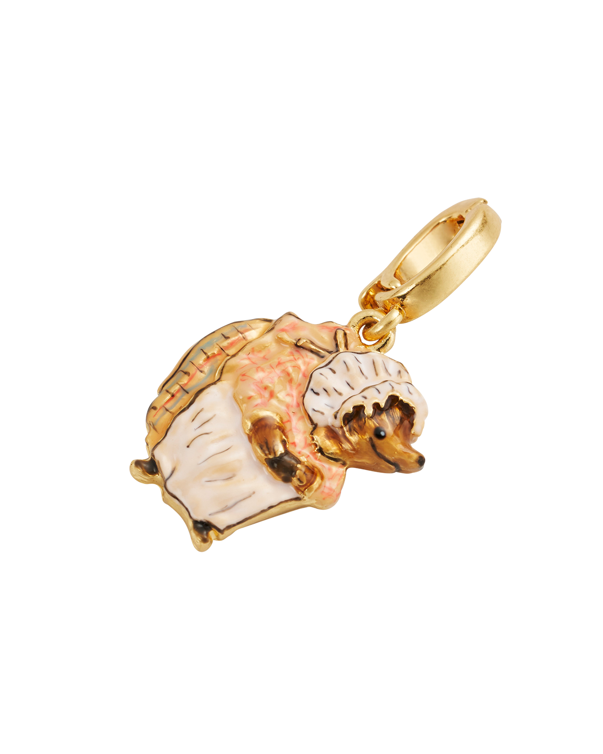 fable-england-peter-rabbit-mrs-tiggy-winkle-charm-gold image 3