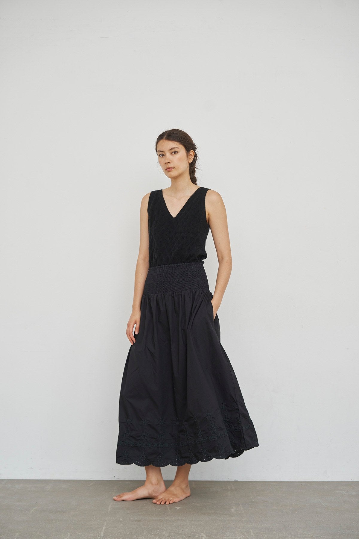 care-by-me-flora-skirt-baumwollrock-wei-one-size image 1