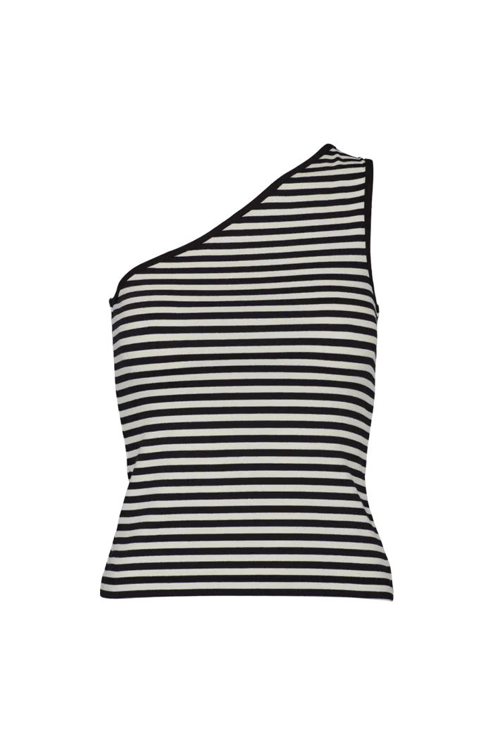 basic-apparel-ludmilla-one-shoulder-top-whisper-white-bio image 1