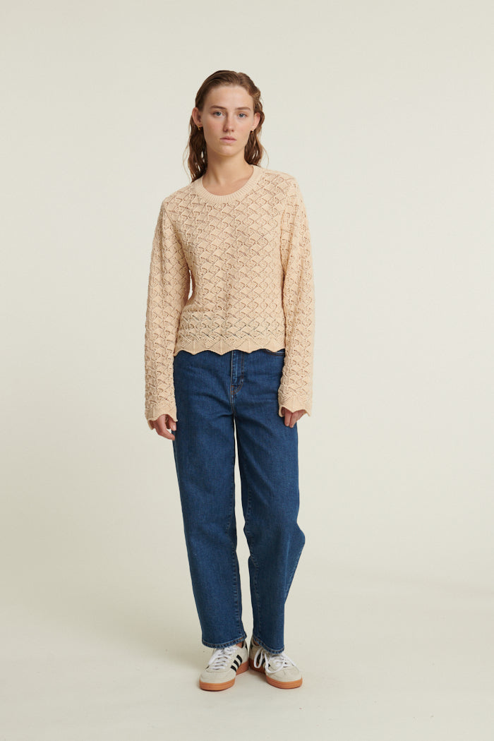 basic-apparel-dania-ls-sweater-pullover-birch-bio-baumwolle image 4