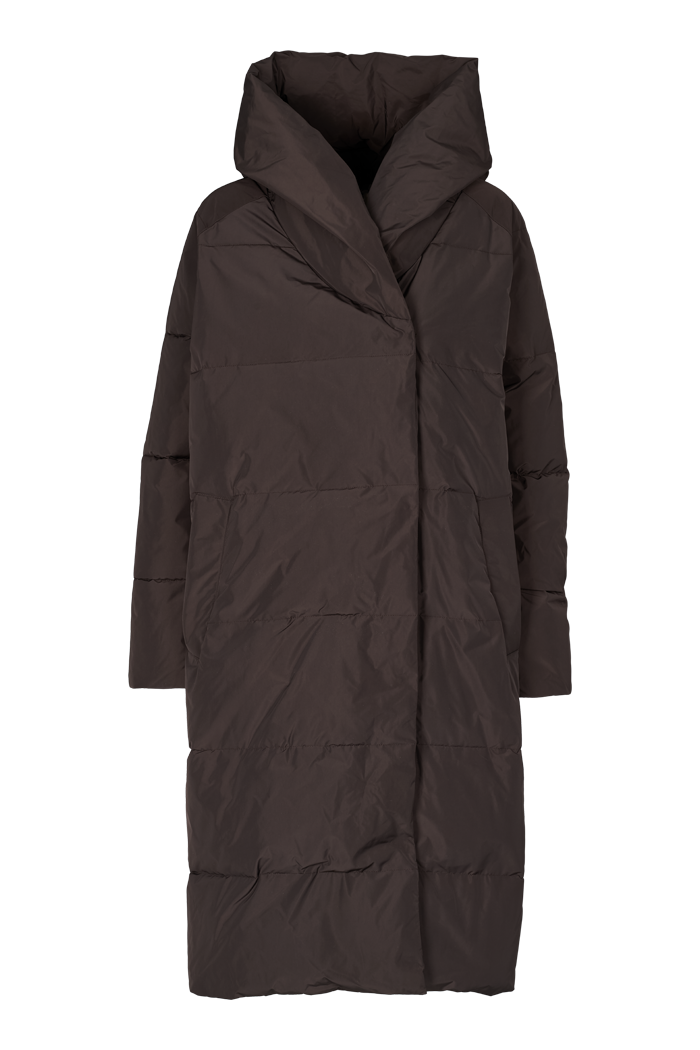 basic-apparel-tenna-shawl-collar-mantel-chocolate-torte-wasserabweisend image 1