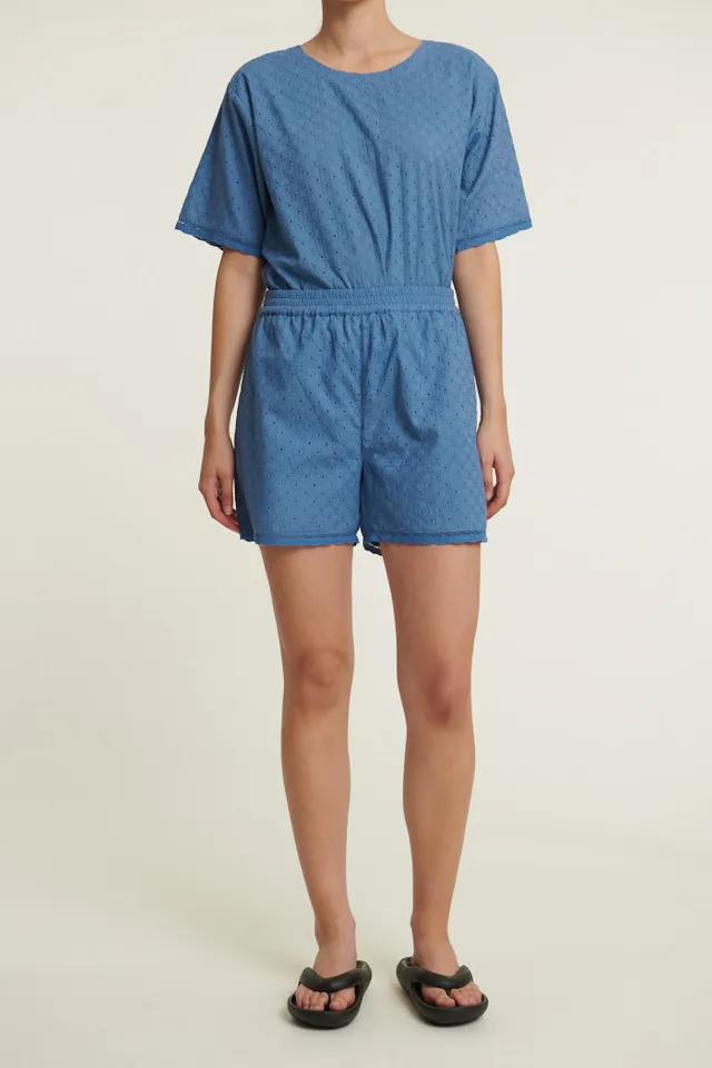 basic-apparel-adie-shorts-kurze-hose-quiet-harbor-bio image 1