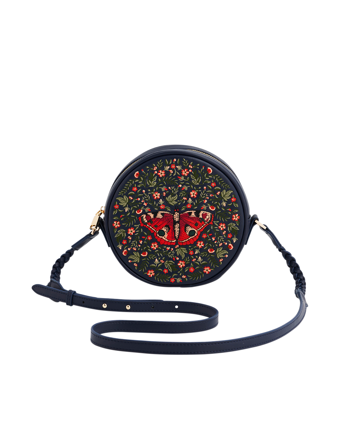 fable-england-chloe-butterfly-tasche-navy-bestickt image 1