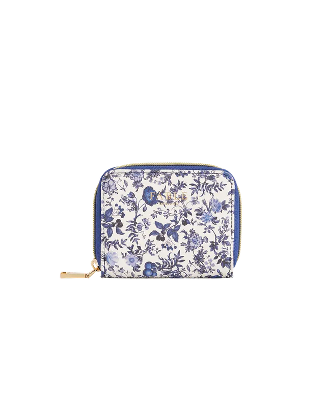 fable-england-blue-ditsy-portemonnaie-klein-agnes-blau image 1