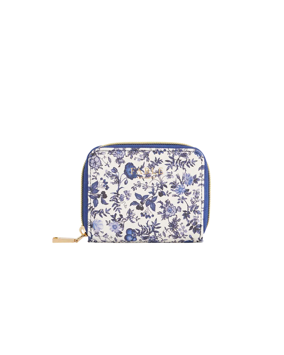 fable-england-blue-ditsy-portemonnaie-klein-agnes-blau image 1