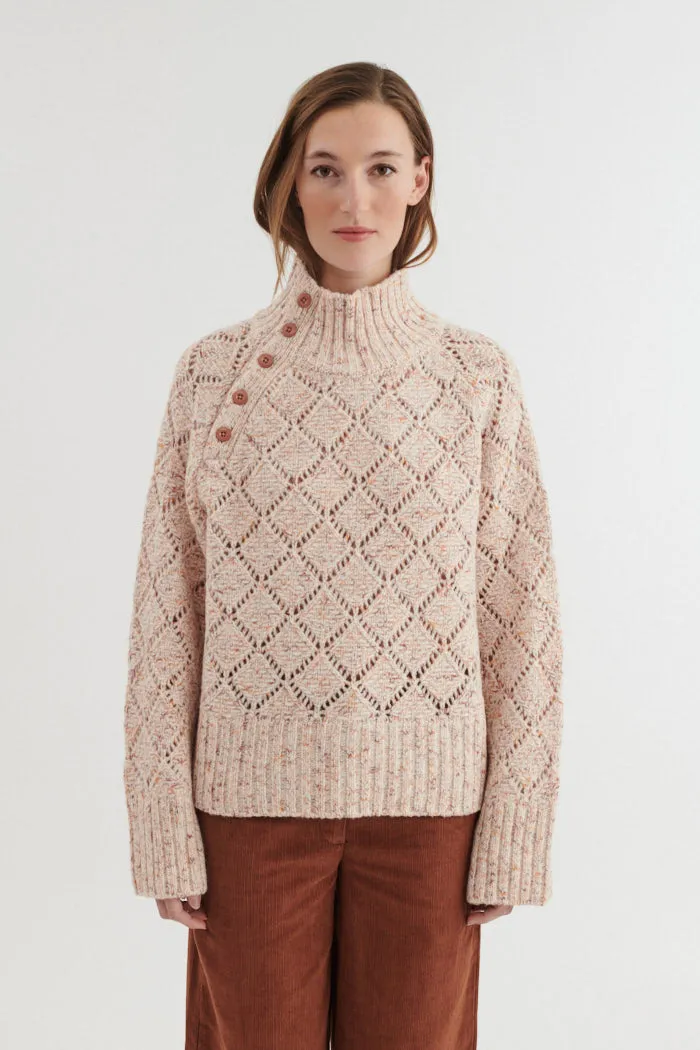 basic-apparel-utta-ba211-01-pullover-tortoise-shell-wolle image 1
