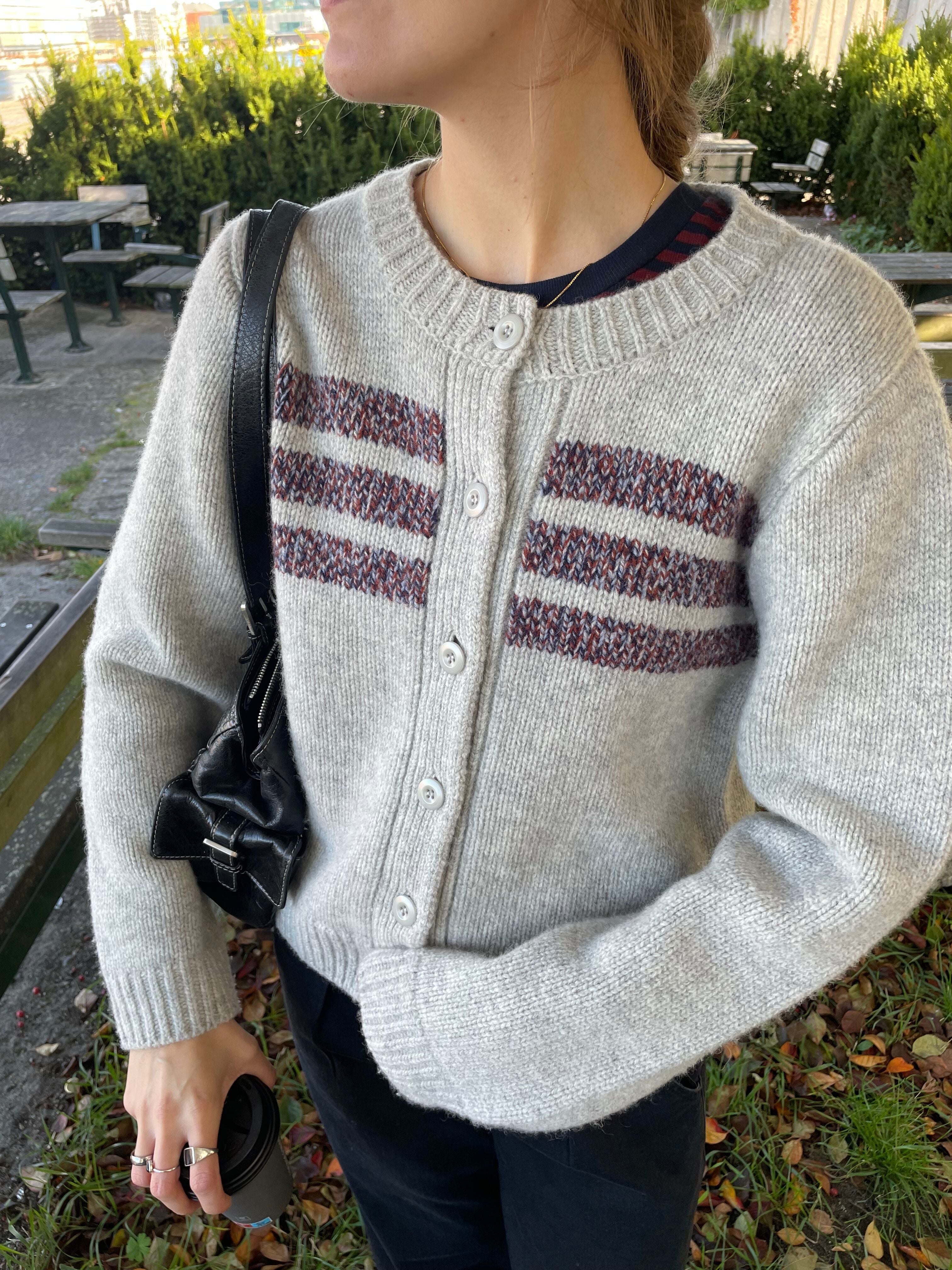basic-apparel-anche-cardigan-strickjacke-grau-100-wolle image 6