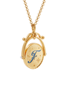 fable-england-jewellery-f-initial-halskette-gold-vergissmeinnicht image 7