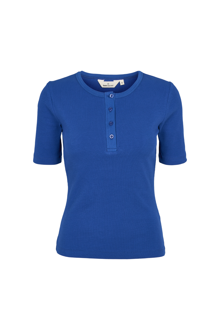 basic-apparel-ludmilla-ss-granddad-t-shirt-sodalite-blue-bio-baumwolle image 5