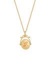 fable-england-jewellery-g-initial-gerbera-gold-spinner-halskette image 4