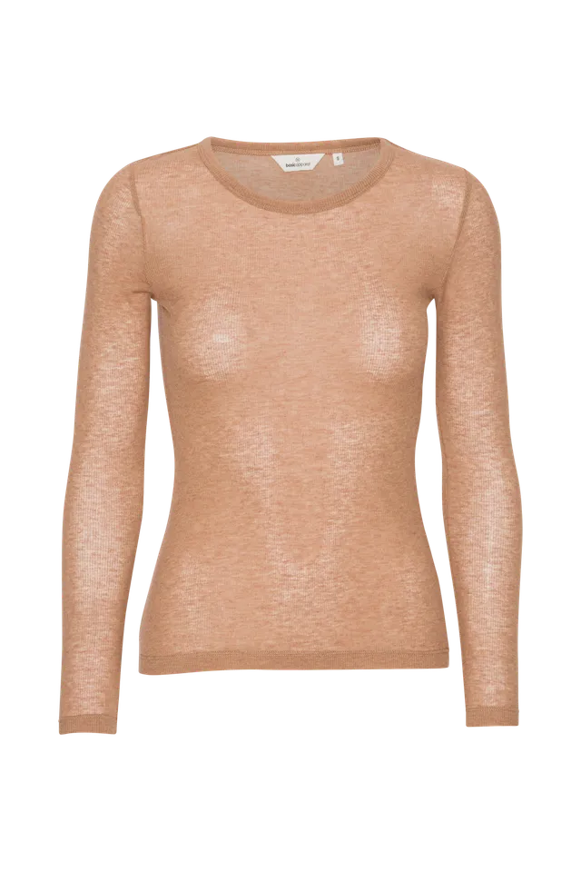 basic-apparel-lublina-langarmshirt-apple-cinnamon-lyocell image 1