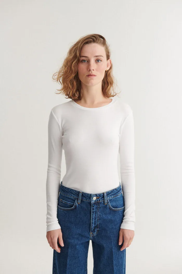 basic-apparel-ludmilla-ls-tee-langarmshirt-bright-white-bio image 1