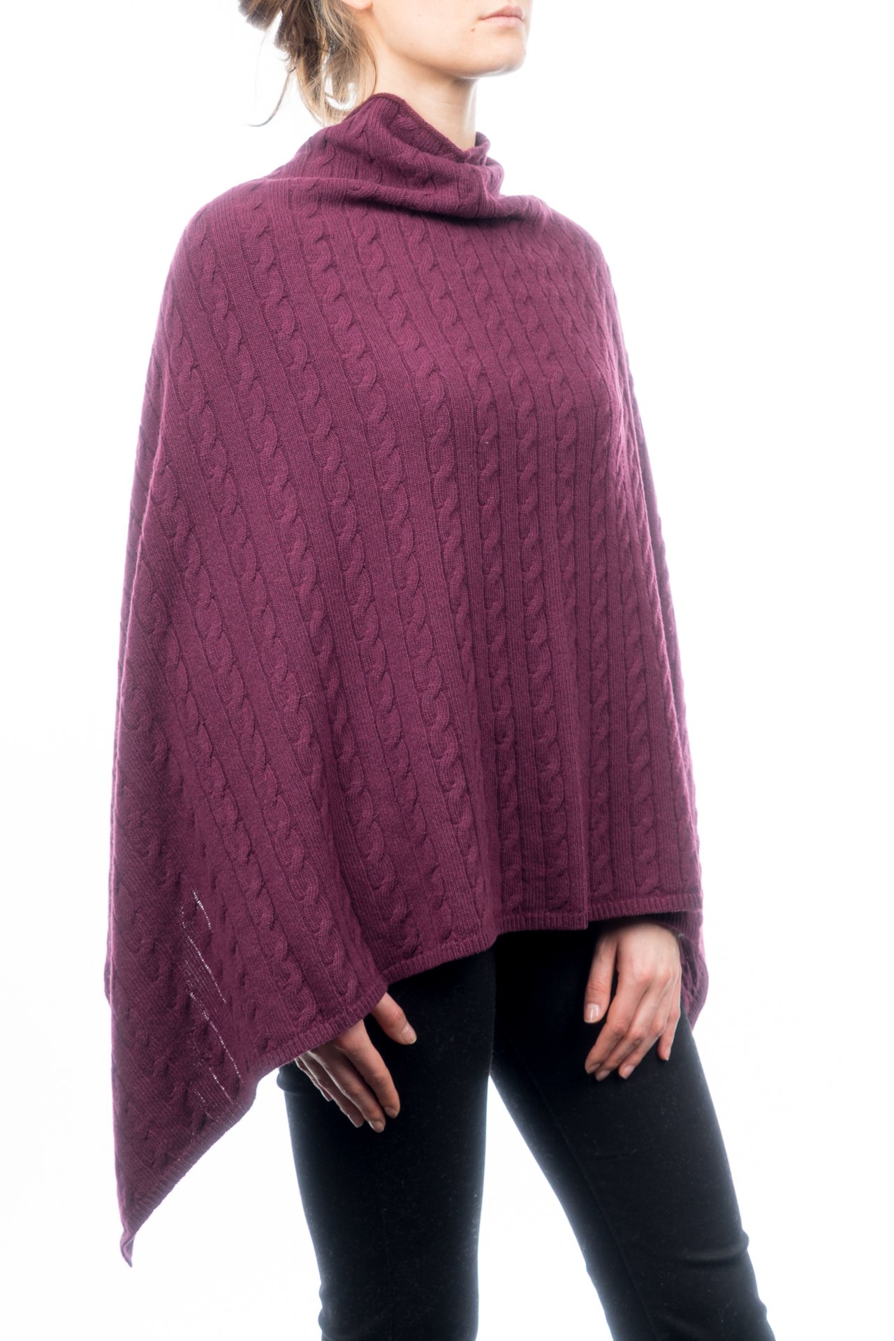 dalle-piane-cashmere-poncho-gr-n-zopfmuster-kaschmir-mix image 4