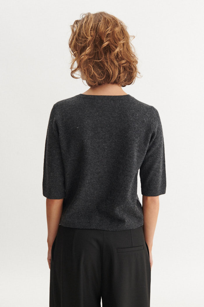 basic-apparel-selem-granddad-tee-t-shirt-dark-grey-merino image 3