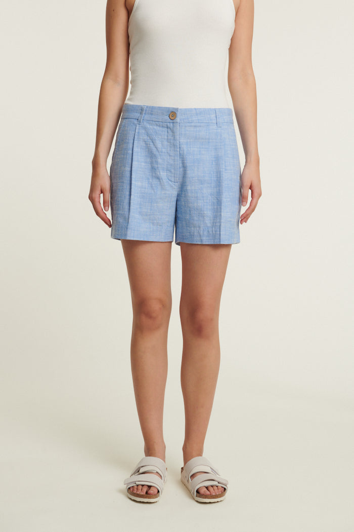 basic-apparel-zita-shorts-quiet-harbor-bio-baumwolle image 1