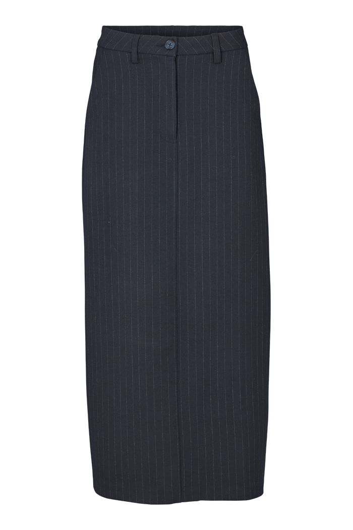 basic-apparel-marjorie-long-skirt-rock-sky-captain image 1