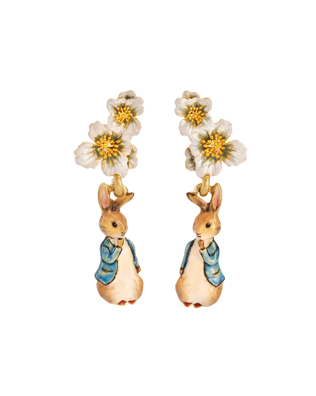fable-england-x-peter-rabbit-floral-ohrringe-gold image 1