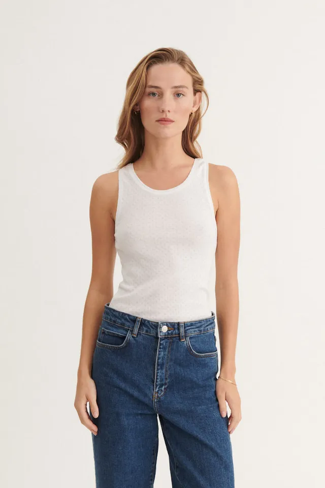 basic-apparel-arense-tank-white-bio-top-slim-fit image 1