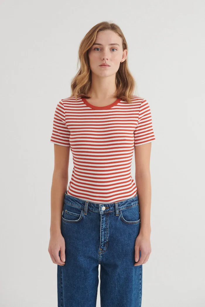 basic-apparel-ludmilla-o-neck-t-shirt-roibus-bio-baumwolle image 1